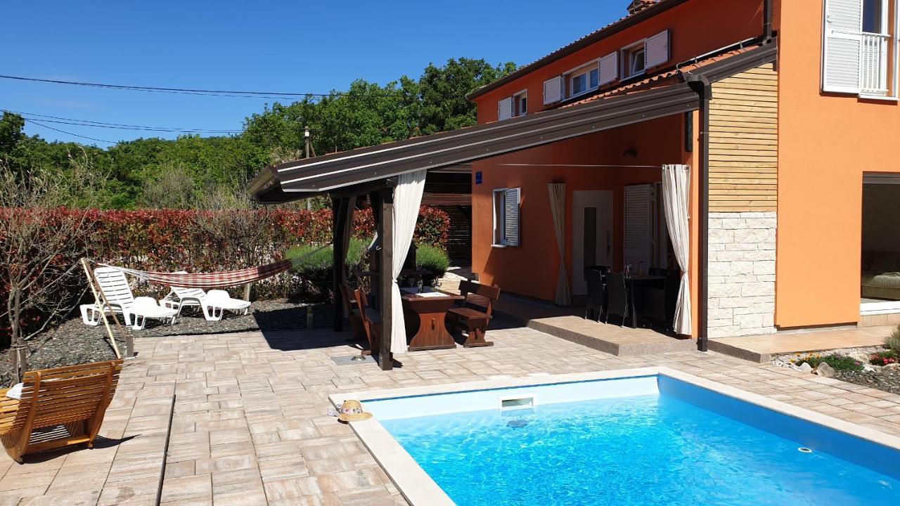 Villa Kras Rabac Labin Ripenda Pool Ripenda Kras Экстерьер фото
