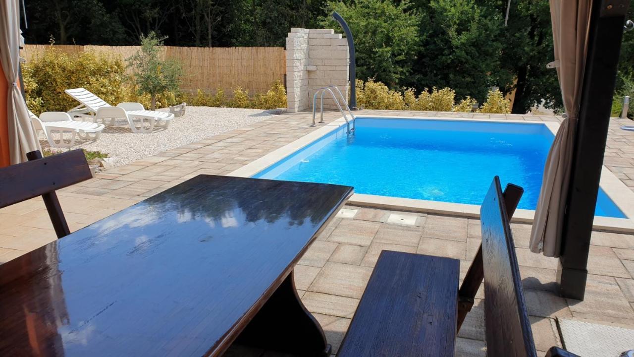 Villa Kras Rabac Labin Ripenda Pool Ripenda Kras Экстерьер фото